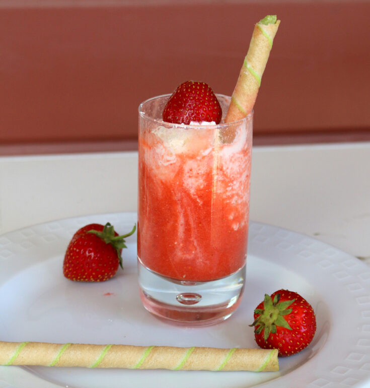 Strawberry Peach Drink from the best food blog 5starcookies-easy recipe