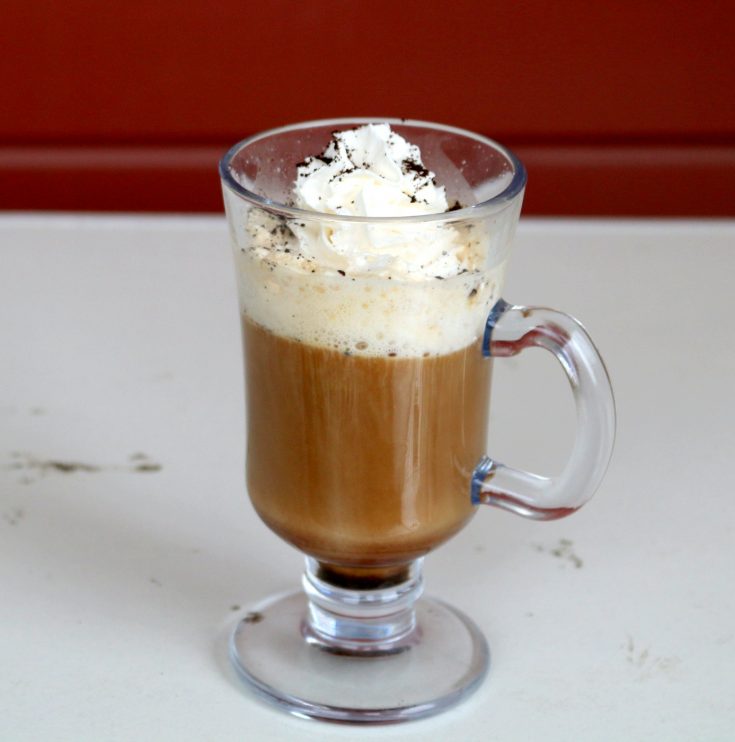 Spanish Nutella coffee from the best food blog 5starcookies-coffee,Nutella, rum and fun