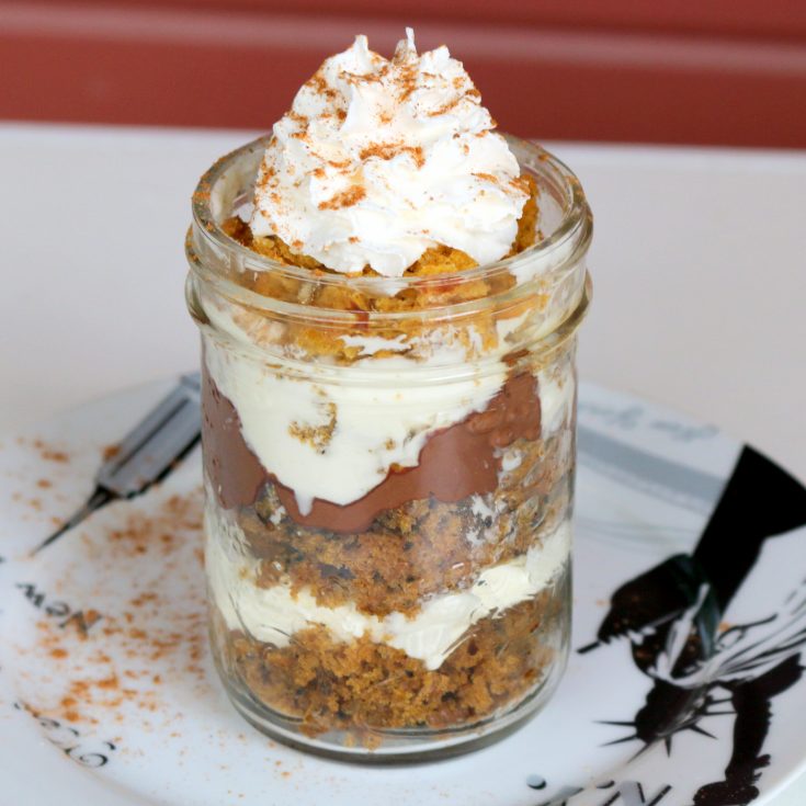 pumpkin Nutella trifle from the best food blog 5starcookies