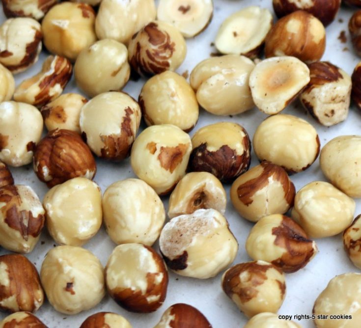 how to toast hazelnuts-recipe from 5starcookies