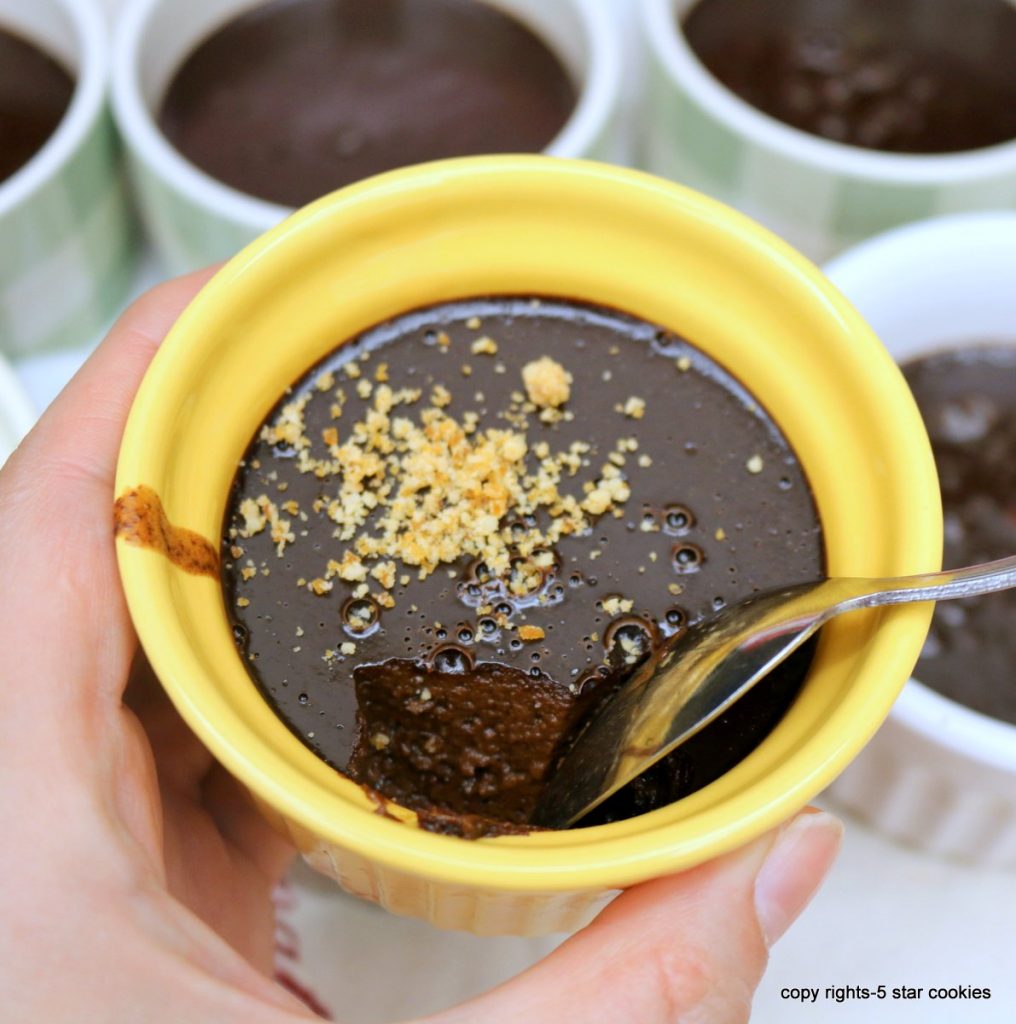 Chocolate Hazelnut Pots de CremeTasty Yum 5 Star Cookies