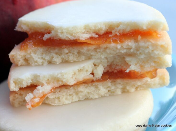empire apricot cookies - easy recipe for Fathers day