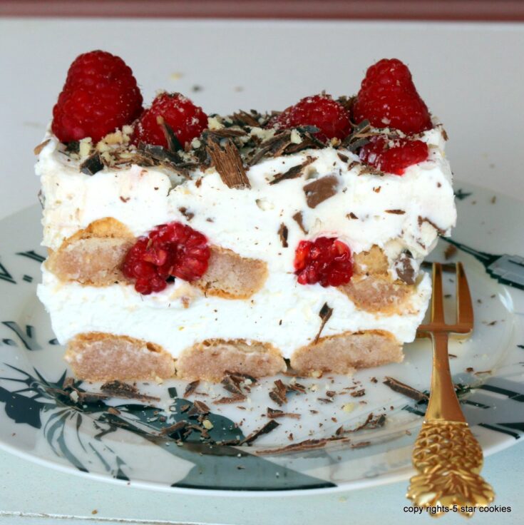 raspberry summer lindt dessert