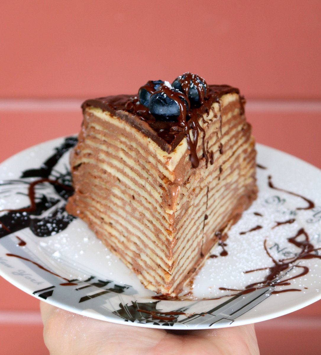 Mille Nutella Crepe Cake (MileHigh Miracle) 5 Star Cookies