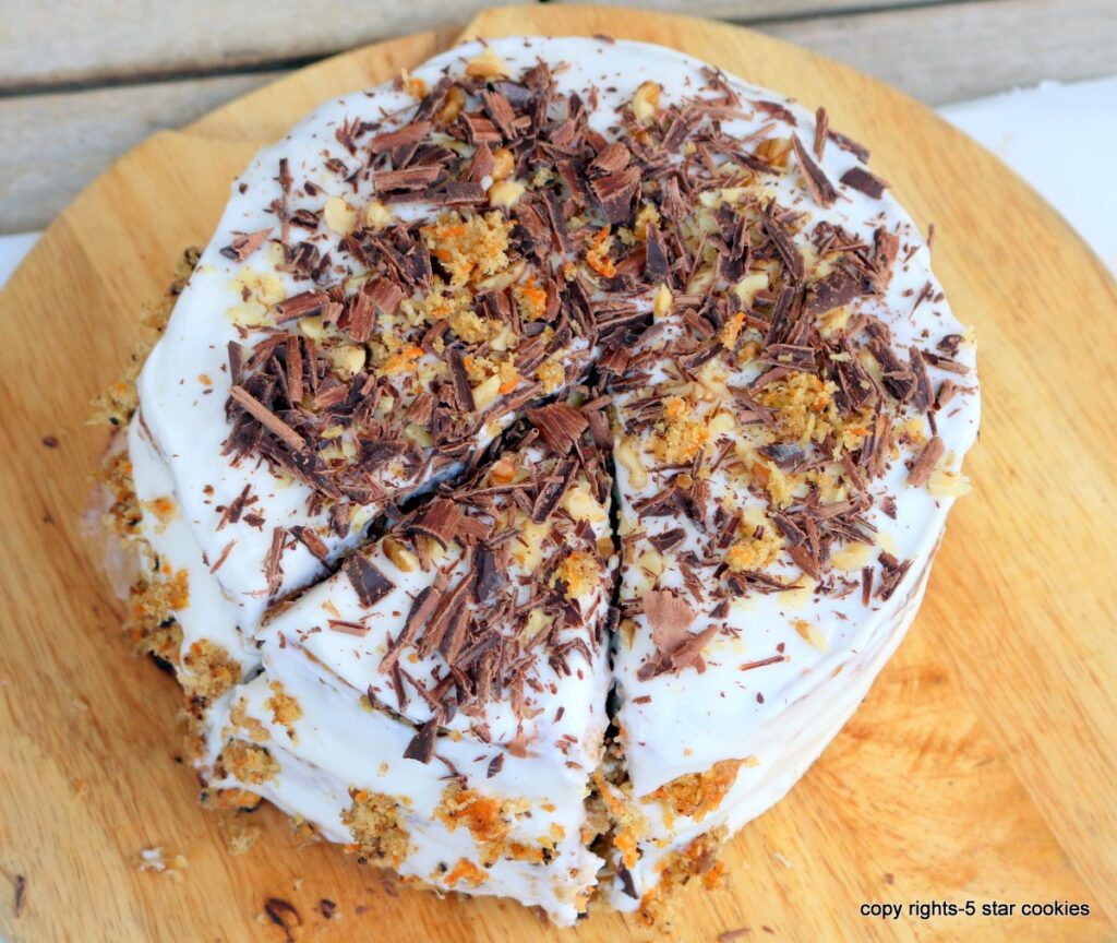 Carrot Cake with Pineapple-Entertaining Award Recipe - 5 Star Cookies