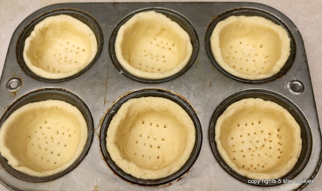 Easy Mini Pie Crust or Butter Tart Shells 5 Star Cookies