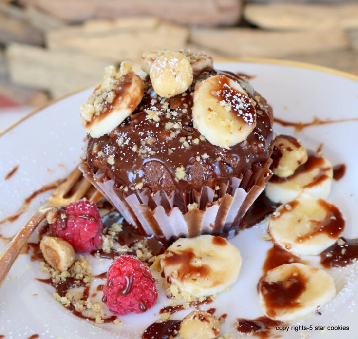 breakfast chocolate banana muffins