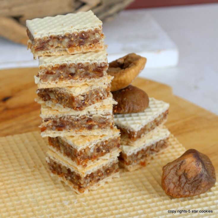 healthy fig wafer recipe
