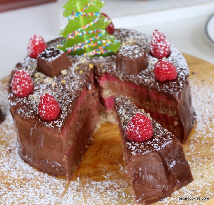 Best Raspberry Chocolate Torte